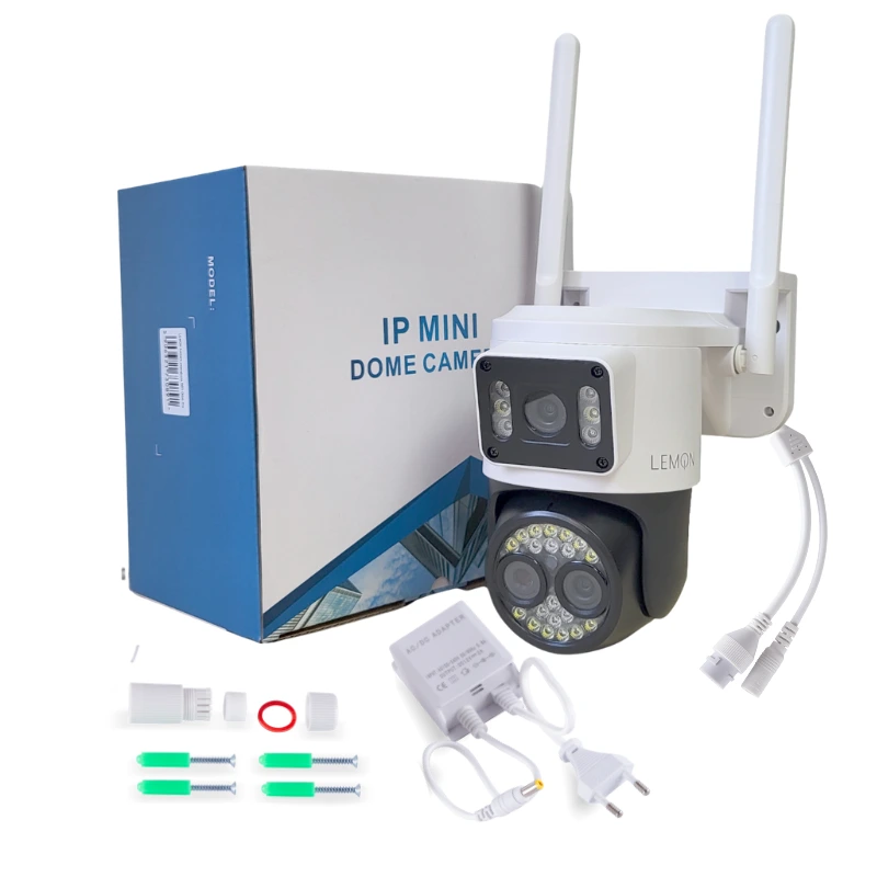 Kamera zewnętrzna WiFi z 10x zoom Lemon Orion Pro zestaw